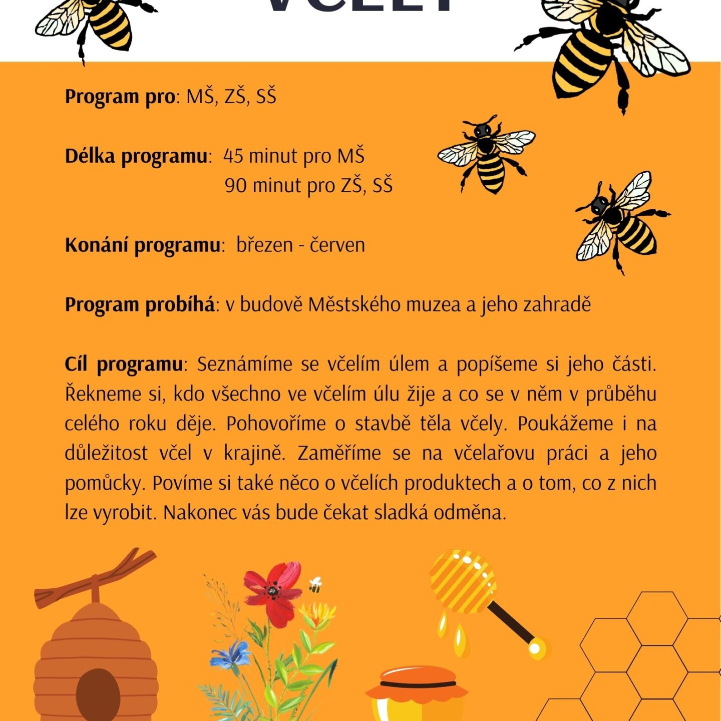 Nový edukativní program: VČELY
