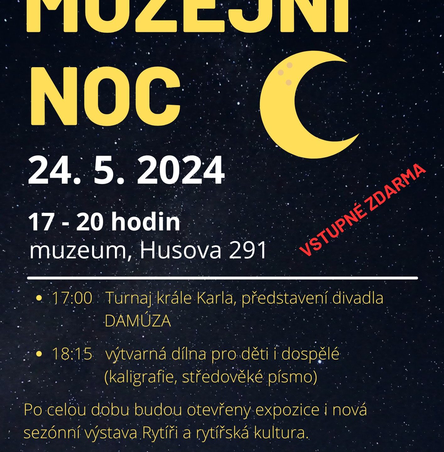 MUZEJNÍ NOC 24.5.2024