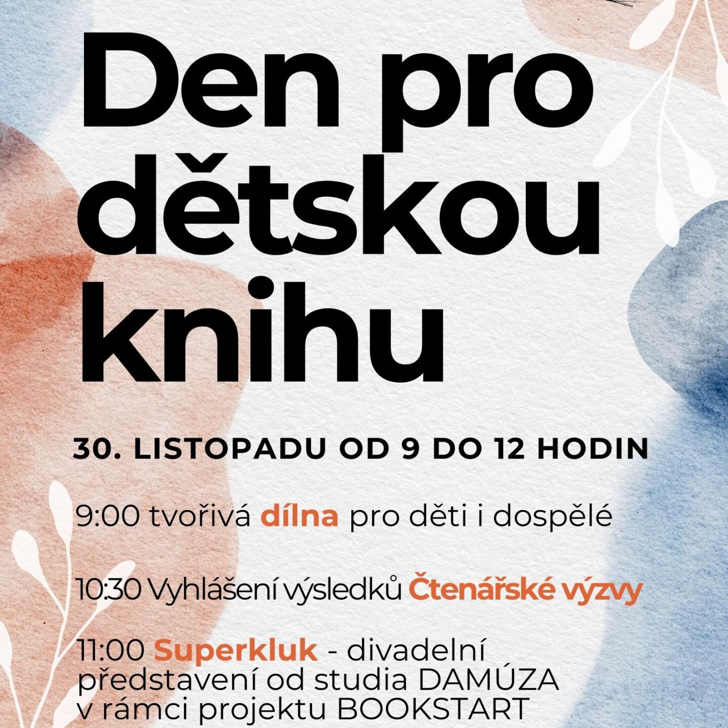 Den pro dětskou knihu 30.11.2024