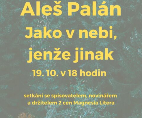 Setkání se spisovatelem Alešem Palánem 19.10.2022