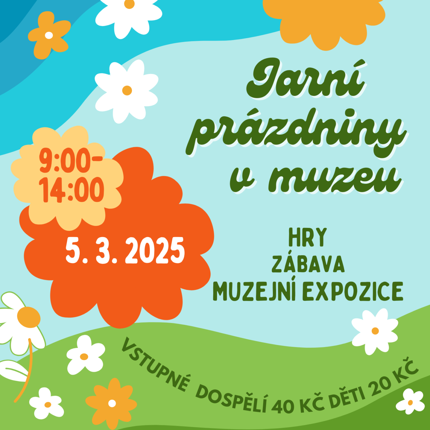 JARNÍ PRÁZDNINY V MUZEU 5.3.2025