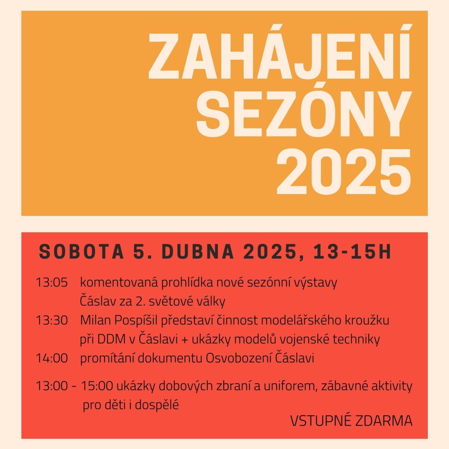 ZAHÁJENÍ SEZÓNY 2025