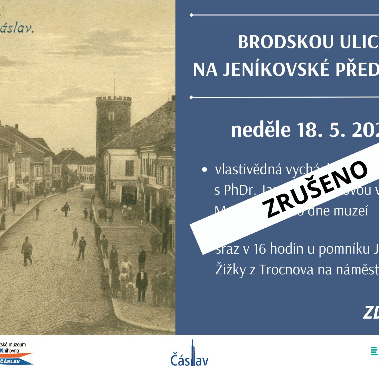 VLASTIVĚDNÁ VYCHÁZKA 18.5.2025 ZRUŠENA!