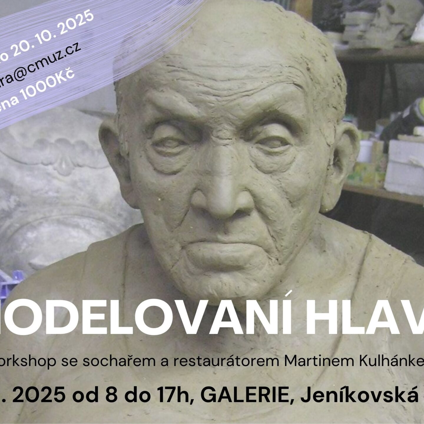 MODELOVÁNÍ HLAVY přihlášky do 20.10.2025