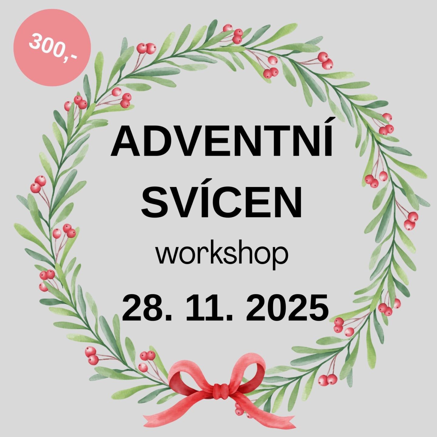Adventní svícen – hlaste se do 14.11.2025