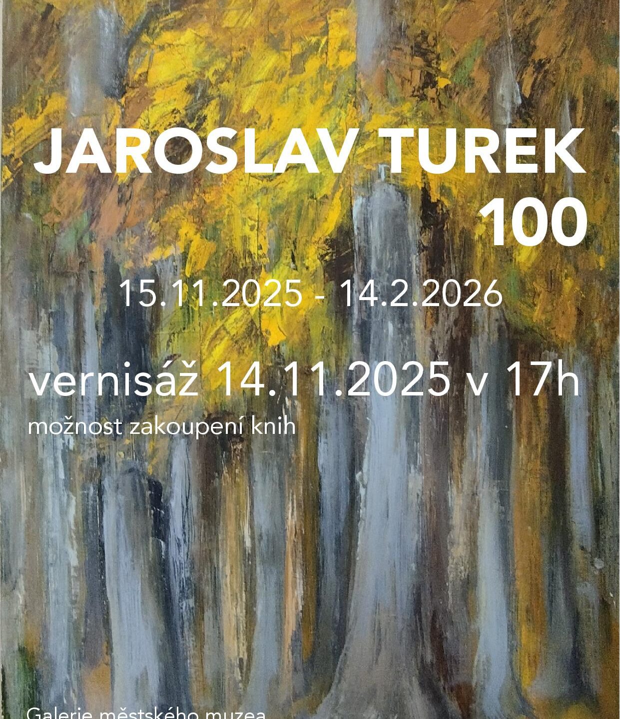 Jaroslav Turek 100 – výstava 15.11.2025 – 14.2.2026