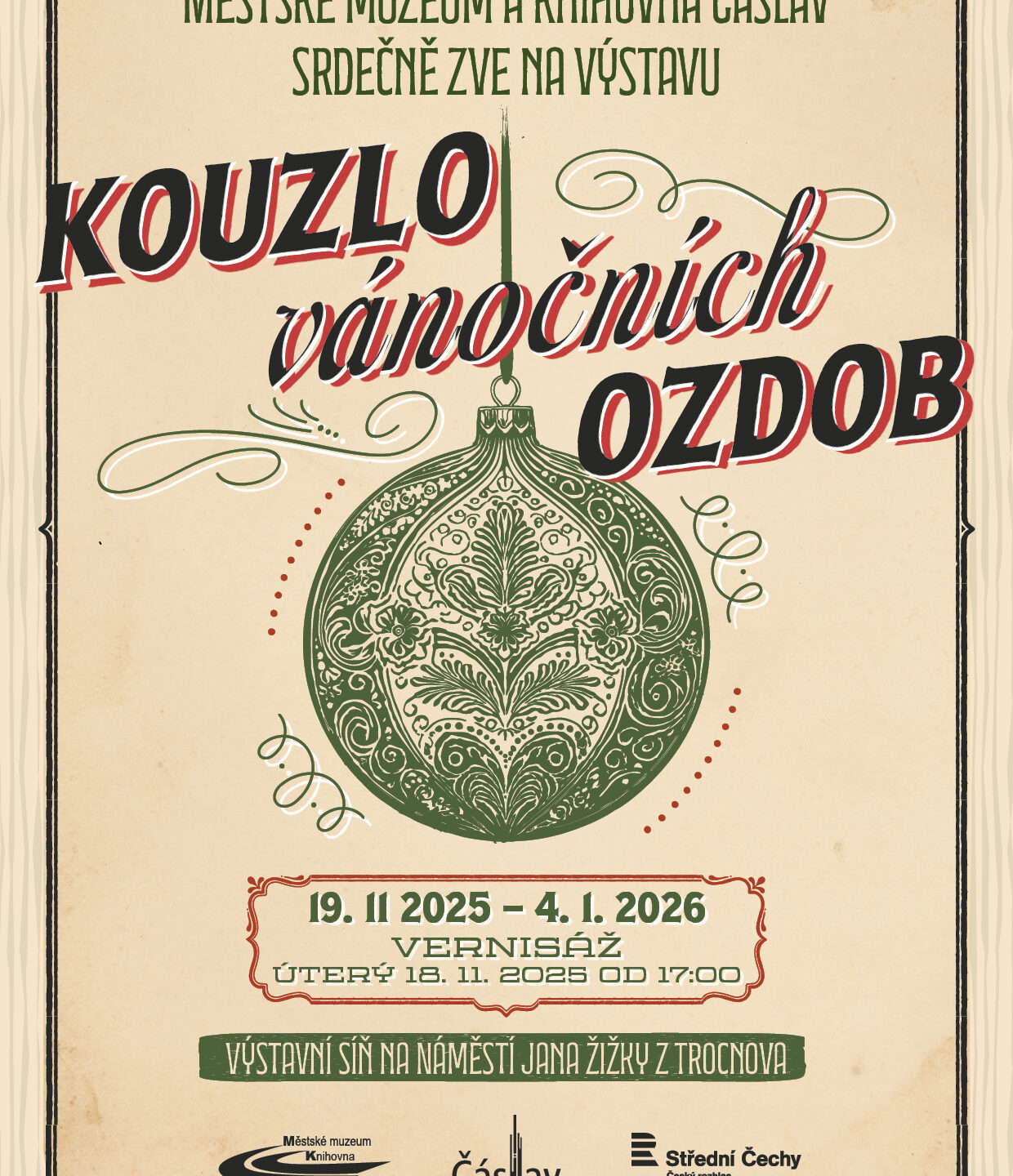Kouzlo vánočních ozdob 19.11.2025 – 4.1.2026