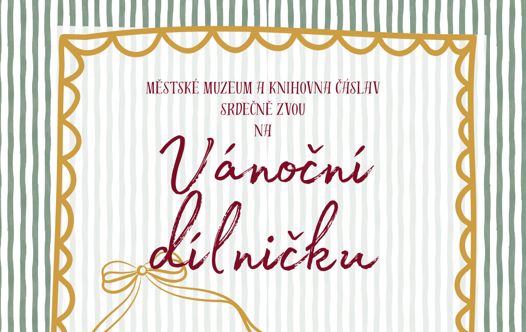 VÁNOČNÍ DÍLNIČKA