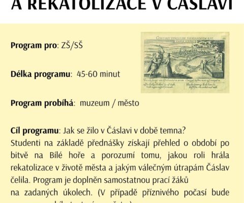 Nový edukační program pro ZŠ, SŠ