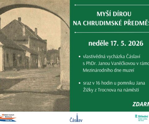 Vlastivědná vycházka Čáslaví 17.5.2026