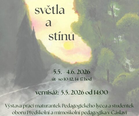 Vnitřní krajiny světla a stínů, výstava 5. 5.- 4. 6. 2026