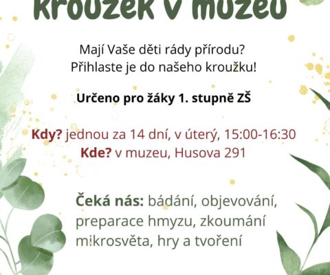 Ekologický kroužek v muzeu