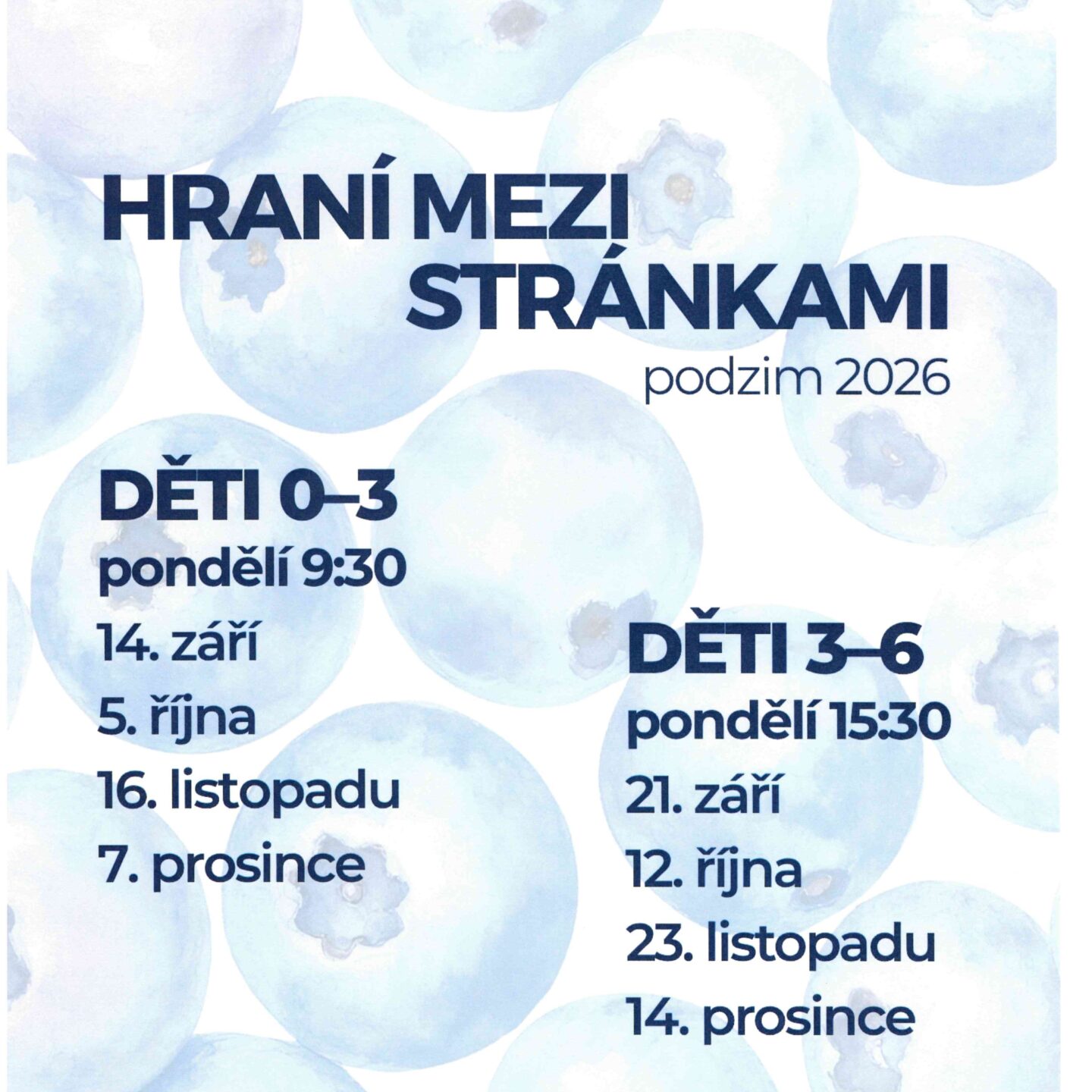 Bookstart podzim 2026