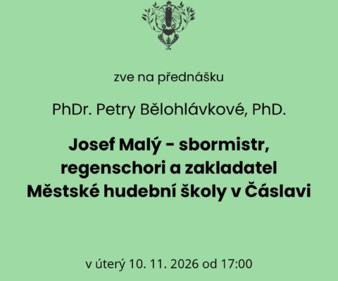 Přednáška Včely Čáslavské 10.11.2026