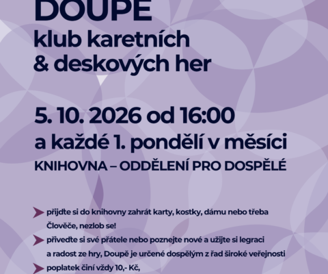 DOUPĚ – klub karetních a deskových her